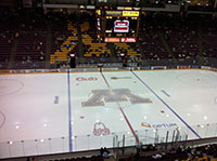 Box suite at Mariucci arena